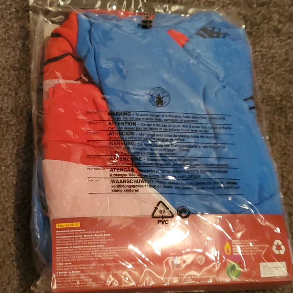 New Superman Kids 12/14 Sweatshirt With Hood - Picture 2 of 5